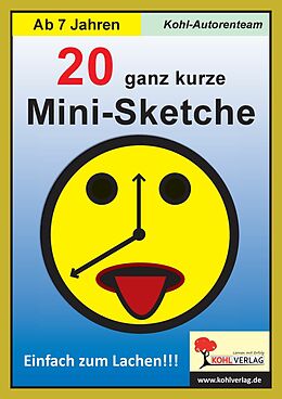 E-Book (pdf) 20 ganz kurze Mini-Sketche von Kohl-Verlag