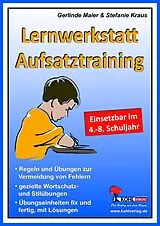 E-Book (pdf) Lernwerkstatt Aufsatztraining von Gerlinde Maier, Stefanie Kraus