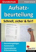 E-Book (pdf) Aufsatzbeurteilung in der Grundschule von Friedel Schardt