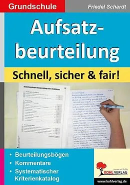 E-Book (pdf) Aufsatzbeurteilung in der Grundschule von Friedel Schardt