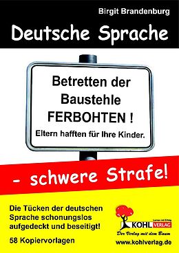 E-Book (pdf) Deutsche Sprache - schwere Strafe! von Birgit Brandenburg