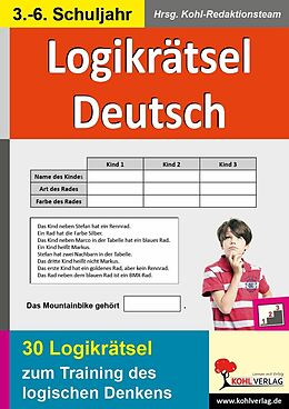 E-Book (pdf) Logikrätsel Deutsch von Kohl-Verlag
