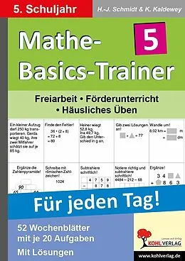 E-Book (pdf) Mathe-Basics-Trainer / Klasse 5 von Hans J Schmidt, Kurt Kaldewey
