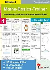 E-Book (pdf) Mathe-Basics-Trainer / Klasse 4 von Hans J Schmidt