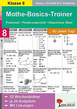 E-Book (pdf) Mathe-Basics-Trainer / Klasse 8 von Hans J Schmidt, Kurt Kaldewey