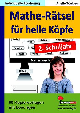E-Book (pdf) Mathe-Rätsel für helle Köpfe / Klasse 2 von Anette Töniges