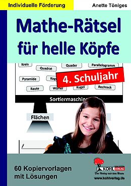 E-Book (pdf) Mathe-Rätsel für helle Köpfe / Klasse 4 von Anette Töniges