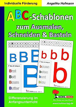 E-Book (pdf) ABC-Schablonen zum Ausmalen, Schneiden und Basteln von Angelika Hofmann