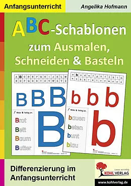 E-Book (pdf) ABC-Schablonen zum Ausmalen, Schneiden und Basteln von Angelika Hofmann