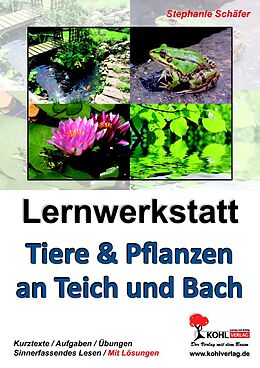 E-Book (pdf) Lernwerkstatt Tiere &amp; Pflanzen an Teich und Bach von Stephanie Schäfer
