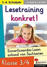 E-Book (pdf) Lesetraining konkret! / Klasse 3-4 von Ulrike Stolz, Lynn-Sven Kohl
