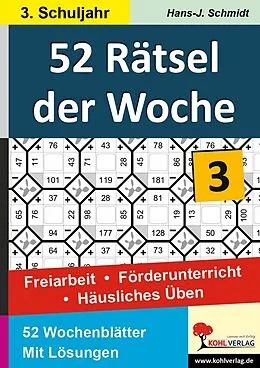 E-Book (pdf) 52 Rätsel der Woche / Klasse 3 von Hans-J. Schmidt