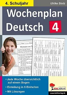 E-Book (pdf) Wochenplan Deutsch / Klasse 4 von Ulrike Stolz