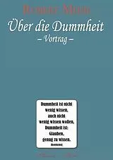 E-Book (epub) Robert Musil: Über die Dummheit von Robert Musil