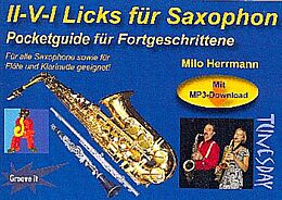 Milo (Klaus-Peter) Herrmann Notenblätter Pocketguide II-IV-I Licks für Saxophon (+MP3-Download)