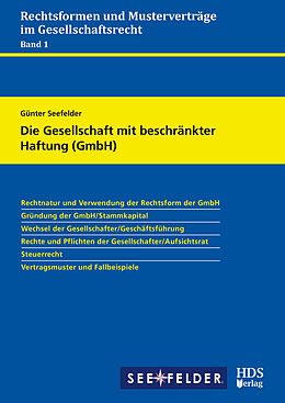 E-Book (pdf) Die Gesellschaft mit beschränkter Haftung (GmbH) von Günter Seefelder