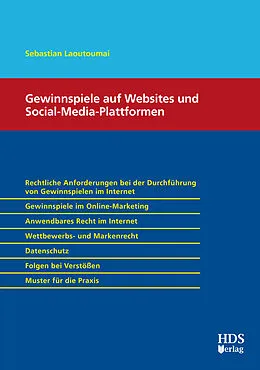 E-Book (pdf) Gewinnspiele auf Websites und Social-Media-Plattformen von Sebastian Laoutoumai