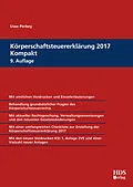 E-Book (pdf) Körperschaftsteuererklärung 2017 Kompakt von Uwe Perbey