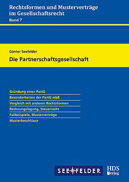E-Book (pdf) Die Partnerschaftsgesellschaft von Günter Seefelder