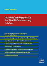 E-Book (pdf) Aktuelle Schwerpunkte der GmbH-Besteuerung von Ortwin Posdziech