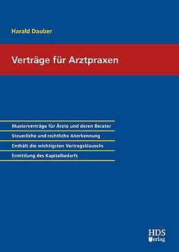 E-Book (pdf) Verträge für Arztpraxen von Harald Dauber