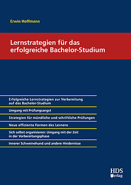E-Book (pdf) Lernstrategien für das erfolgreiche Bachelor-Studium von Erwin Hoffmann