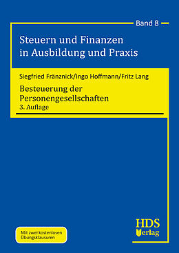 E-Book (pdf) Besteuerung der Personengesellschaften von Siegfried Fränznick, Ingo Hoffmann, Fritz Lang