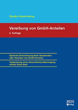 E-Book (pdf) Vererbung von GmbH-Anteilen von Claudia Ossola-Haring