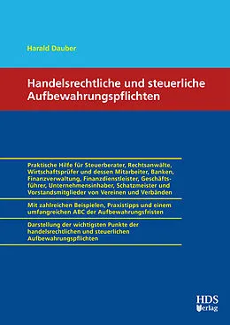E-Book (pdf) Handelsrechtliche und steuerliche Aufbewahrungspflichten von Harald Dauber
