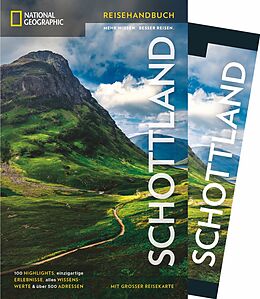 Kartonierter Einband NATIONAL GEOGRAPHIC Reisehandbuch Schottland mit Maxi-Faltkarte von Robin Mckelvie, Jenny Mckelvie