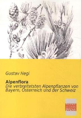 Kartonierter Einband Alpenflora von Gustav Hegi
