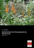 Kartonierter Einband Handwörterbuch der Pharmakognosie des Pflanzenreichs von G. C. Wittstein