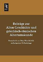 Kartonierter Einband Beiträge zur alten Geschichte und griechisch-römischen Altertumskunde von Otto Hirschfeld