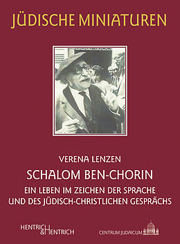 Kartonierter Einband Schalom Ben-Chorin von Verena Lenzen