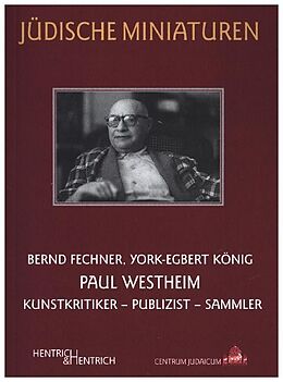 Kartonierter Einband Paul Westheim von Bernd Fechner, York-Egbert König