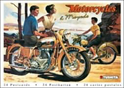 Postkartenbuch/Postkartensatz Motorcycles and Mopets von 