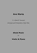 E-Book (epub) Ave Maria - J.S. Bach / C. Gounod von Viktor Dick