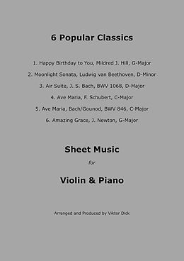 E-Book (epub) Popular Classics (Violin & Piano) von Viktor Dick