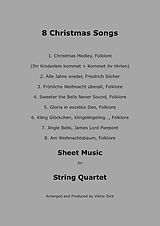 E-Book (epub) 8 Christmas Songs (String Quartet) von Viktor Dick