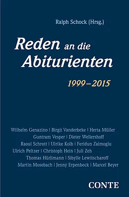E-Book (epub) Reden an die Abiturienten (1999-2015) von Wilhelm Genazino, Birgit Vanderbeke, Herta Müller