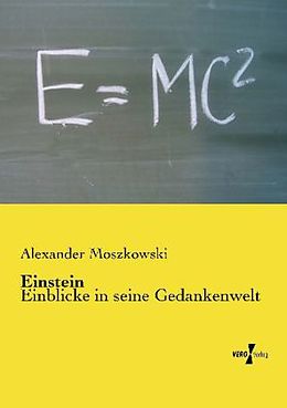 Kartonierter Einband Einstein von Alexander Moszkowski