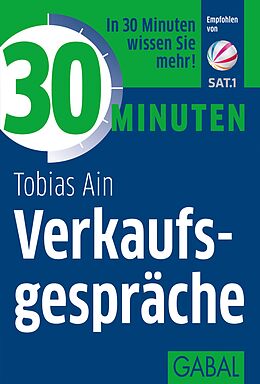 E-Book (pdf) 30 Minuten Verkaufsgespräche von Tobias Ain