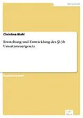 E-Book (pdf) Entstehung und Entwicklung des §13b Umsatzsteuergesetz von Christina Wahl