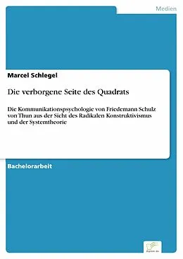 E-Book (pdf) Die verborgene Seite des Quadrats von Marcel Schlegel