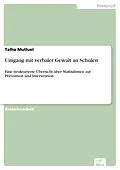 E-Book (pdf) Umgang mit verbaler Gewalt an Schulen von Talha Mutluel