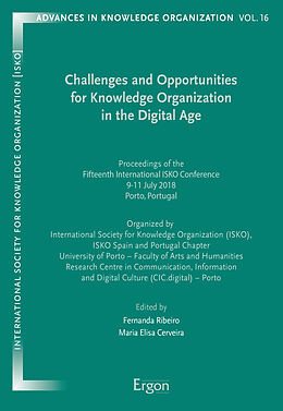 Couverture cartonnée Challenges and Opportunities for Knowledge Organization in the Digital Age de 