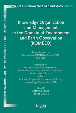 Couverture cartonnée Knowledge Organization and Management in the Domain of Environment and Earth Observation (KOMEEO) de 