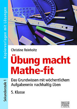Kartonierter Einband Übung macht Mathe-fit 5. Klasse von Christine Reinholtz