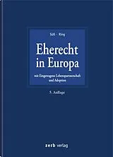 Fester Einband Eherecht in Europa von 