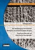 E-Book (pdf) Die Verdrängung intrinsischer Motivation durch extrinsische Anreize: Empirische Befunde und theoretische Überlegungen von Eva Katharina Hott